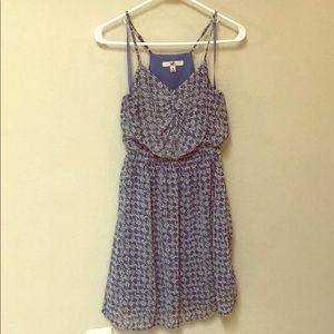 Blue and Cream Ya dress